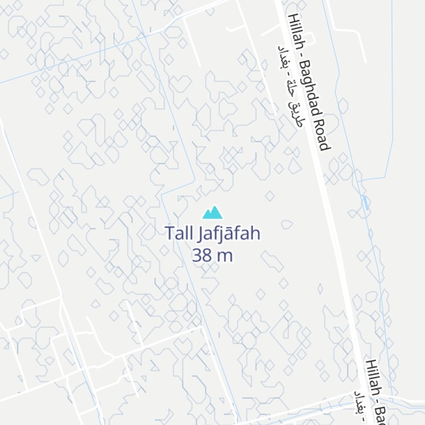 Map of Tall Jafjāfah