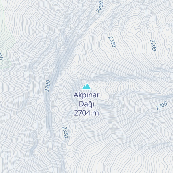 Map of Akpınar Dağı