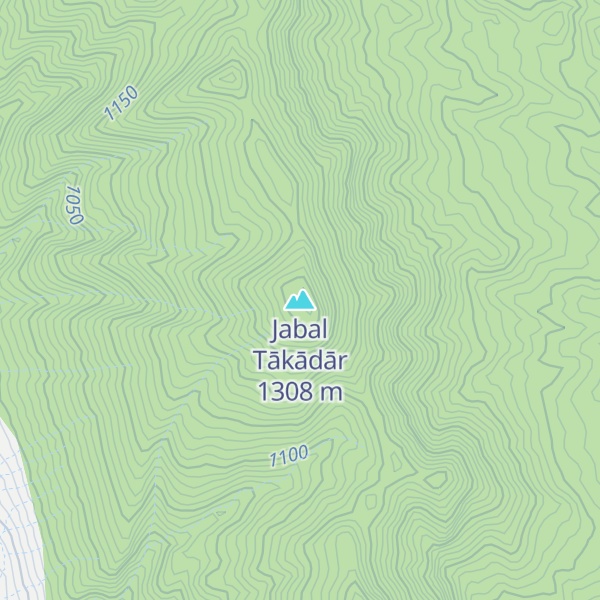 Map of Jabal Tākādār