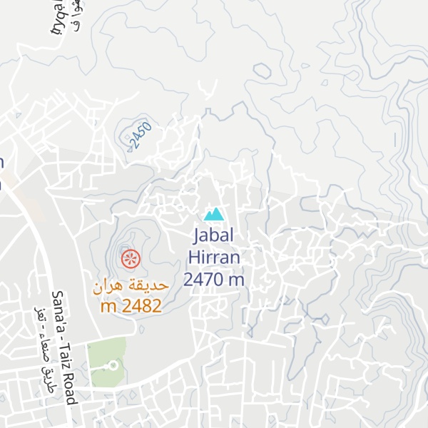 Map of Jabal Hirran