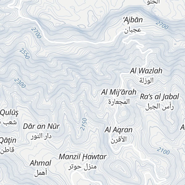Map of Jabal ad Dokaik
