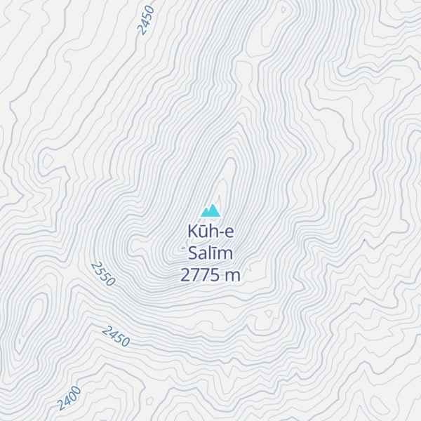 Map of Kūh-e Salīm