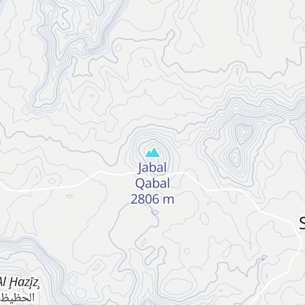 Map of Jabal Qabal