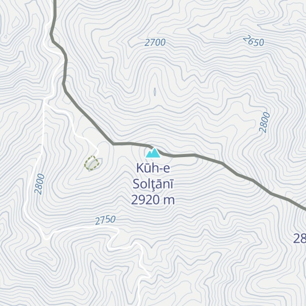 Map of Kūh-e Solţānī