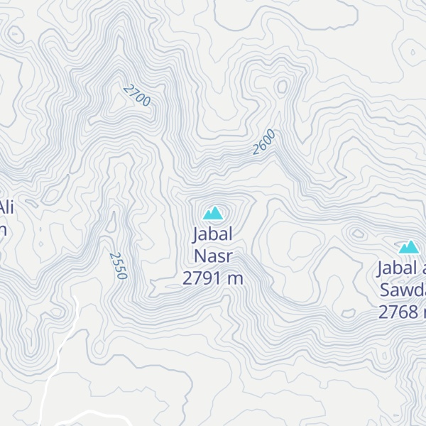 Map of Jabal Nasr