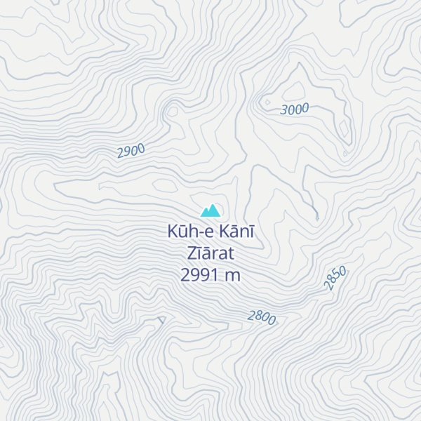 Map of Kūh-e Kānī Zīārat