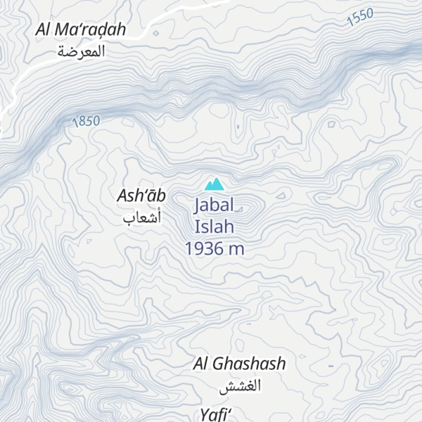 Map of Jabal at Tuwayrah