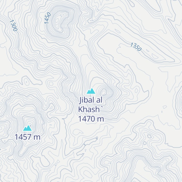 Map of Jibal al Khash`