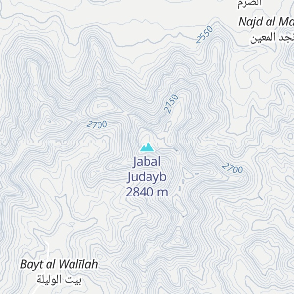 Map of Jabal Judayb