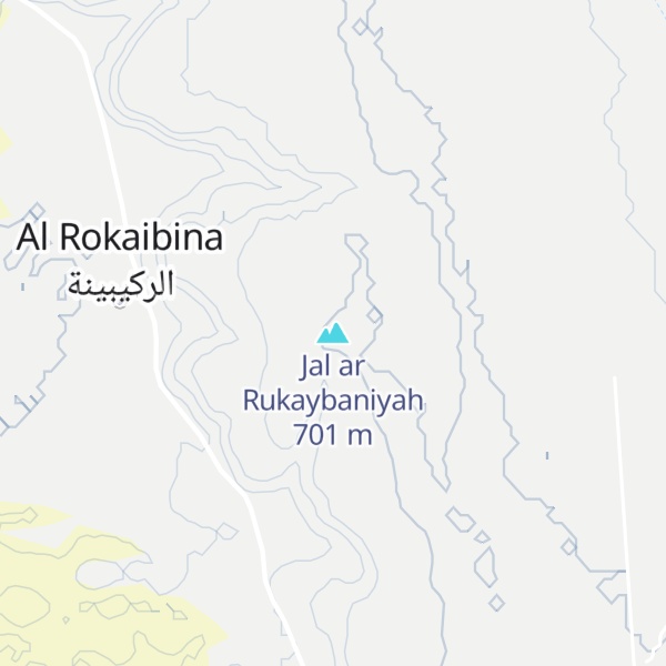 Map of Jal ar Rukaybaniyah