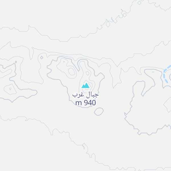 Map of جبال غرب