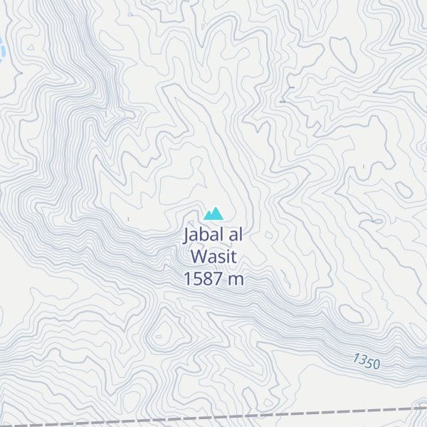 Map of Jabal al Wasit
