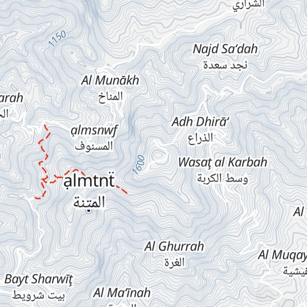 Map of Jabal Ilyas