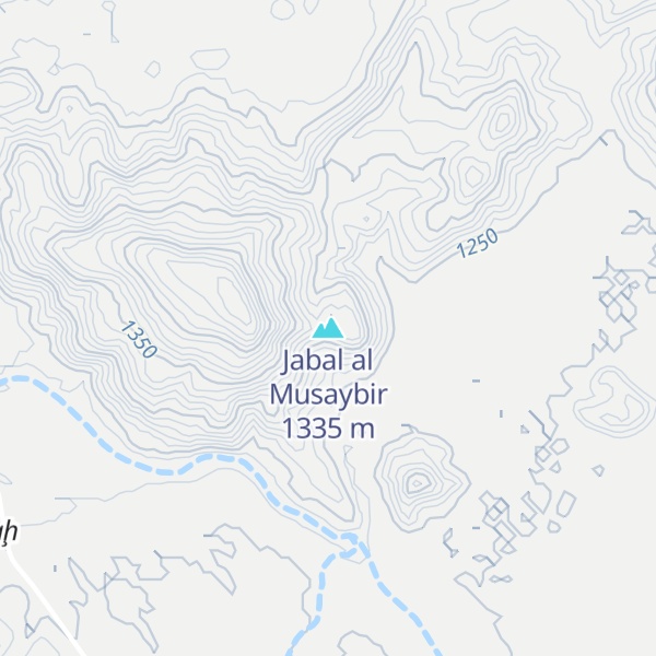 Map of Jabal al Musaybir