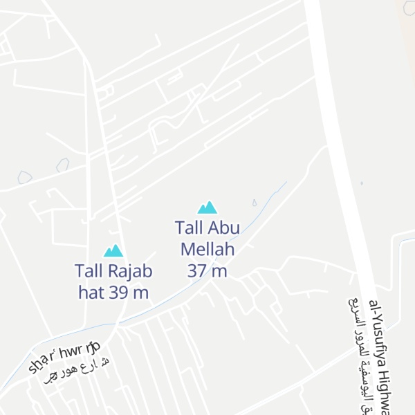 Map of Tall Abu Mellah