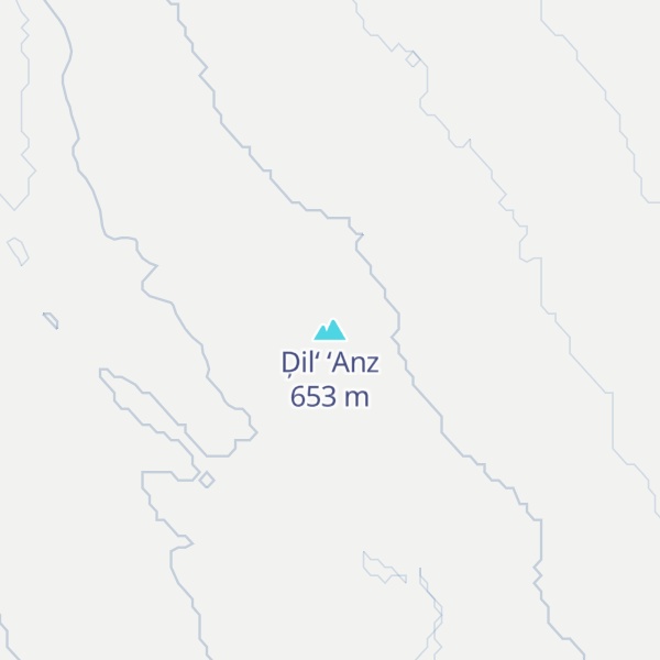 Map of Ḑil‘ ‘Anz