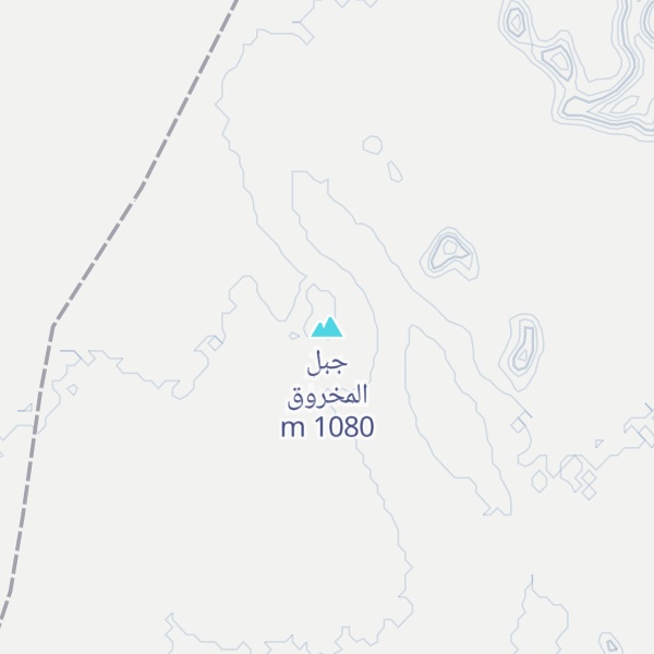 Map of جبل المخروق