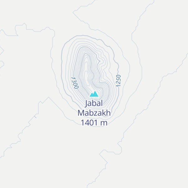 Map of Jabal Mabzakh