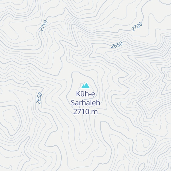 Map of Kūh-e Sarhaleh