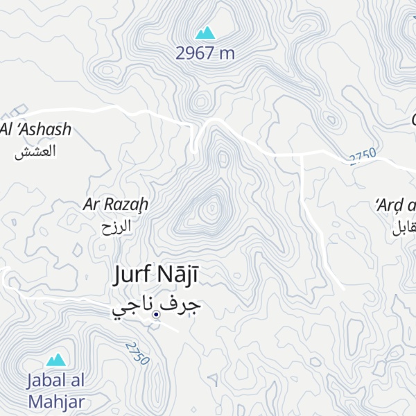 Map of Hisn al `Arafah