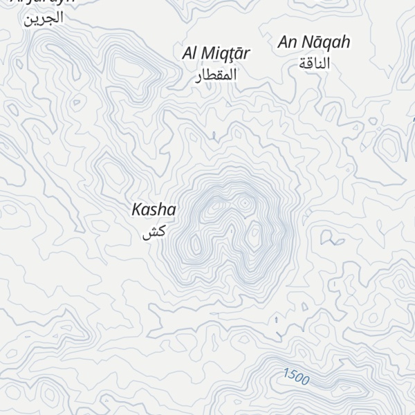 Map of Jabal al Hididah