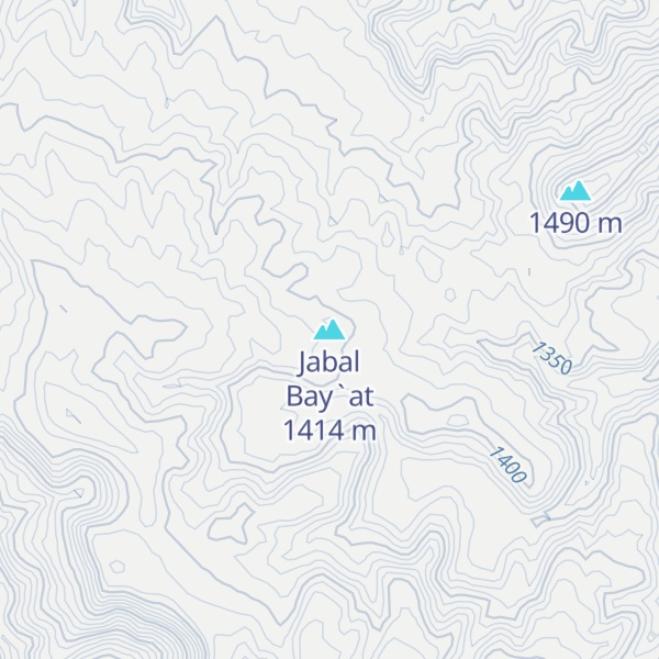 Map of Jabal Bay`at