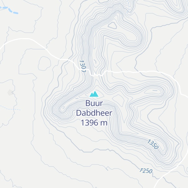 Map of Buur Dabdheer