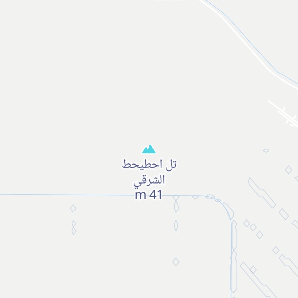 Map of تل احطيحط الشرقي