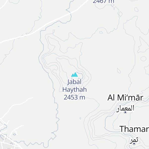 Map of Jabal Haythah