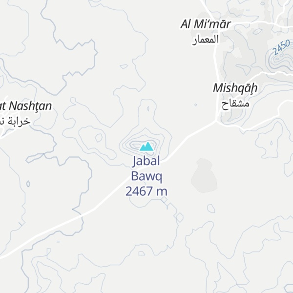 Map of Jabal Bawq