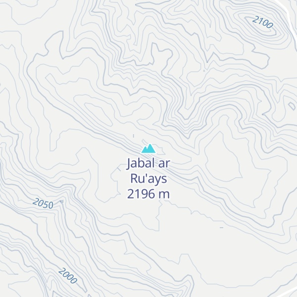 Map of Jabal ar Ru'ays