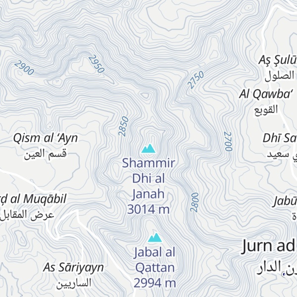 Map of Shammir Dhi al Janah