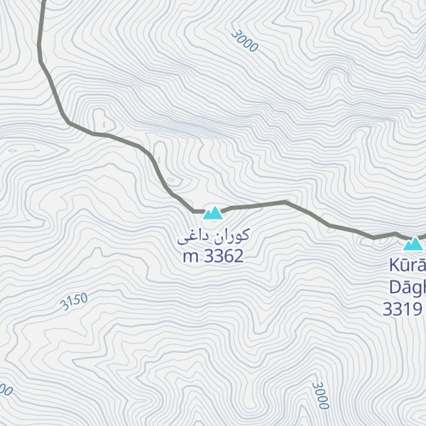 Map of کوران داغی