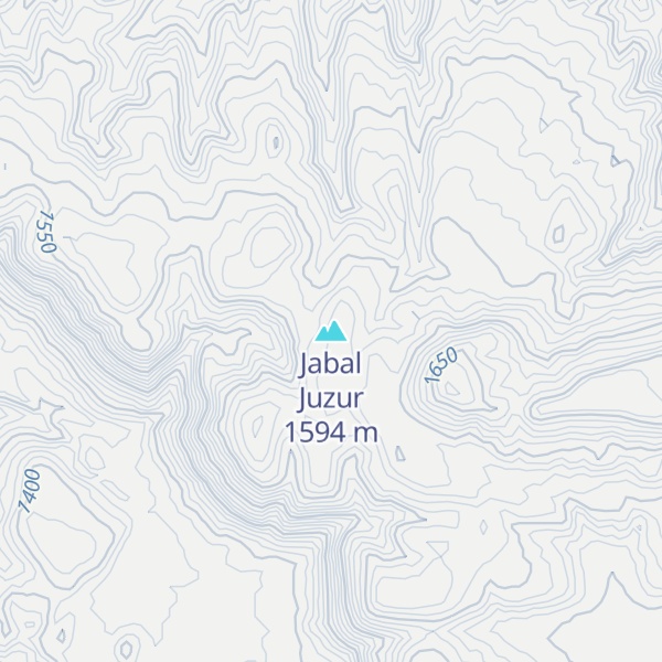 Map of Jabal Juzur
