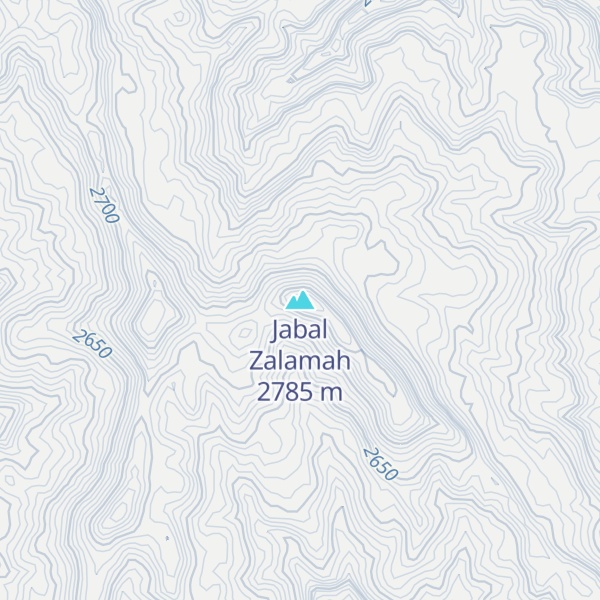 Map of Jabal Zalamah