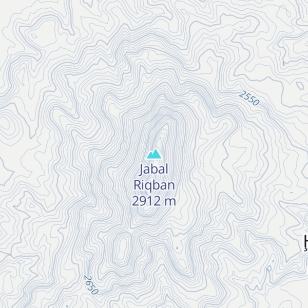 Map of Jabal Riqban