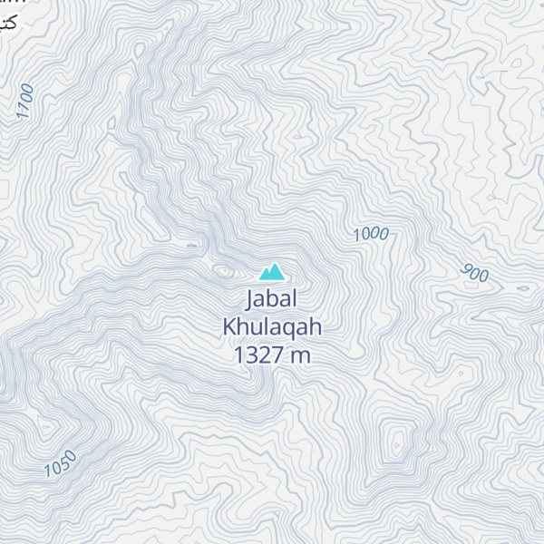 Map of Jabal Khulaqah