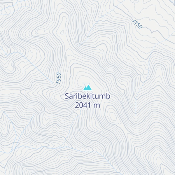 Map of Saribekitumb