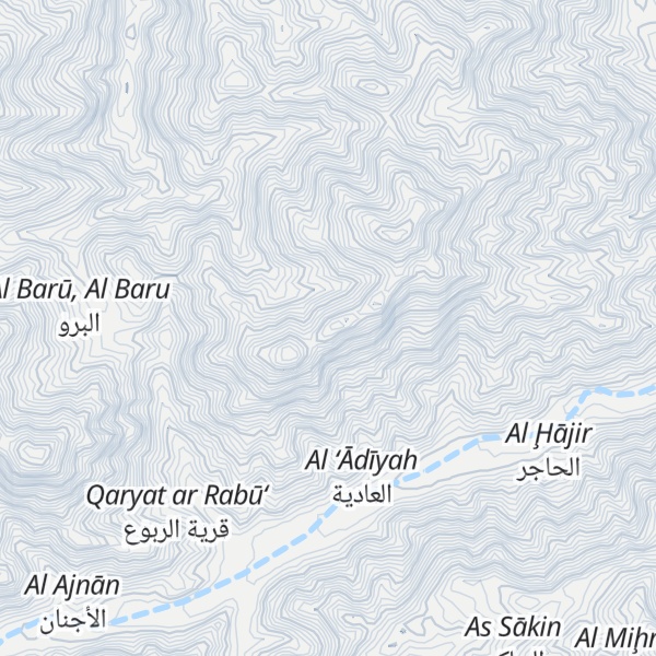 Map of Jabal Qura`