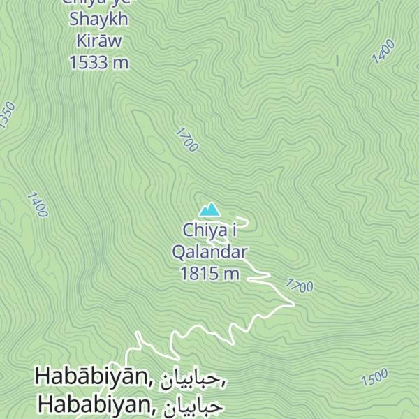 Map of Chiya i Qalandar