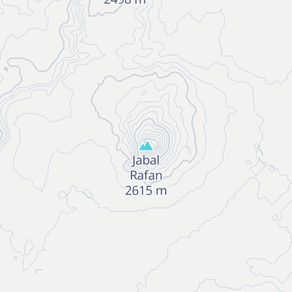 Map of Jabal Rafan