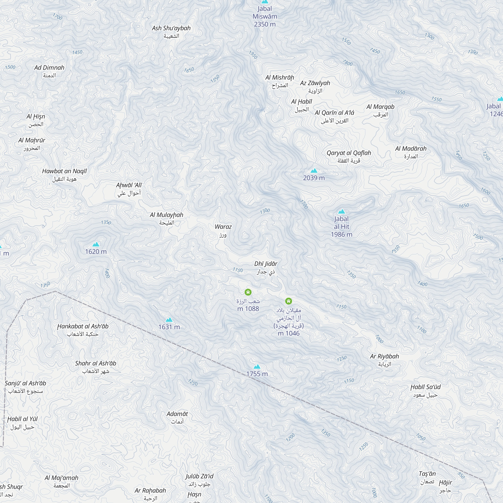 الجواحي map