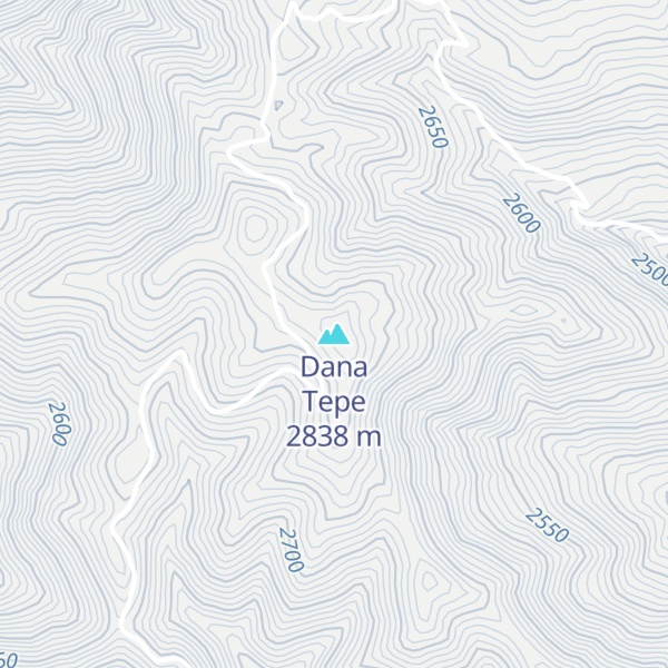 Map of Dana Tepe
