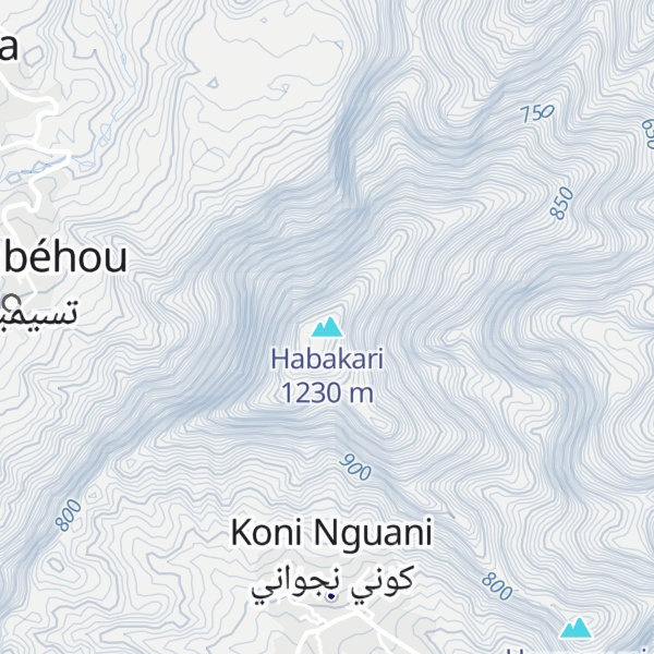 Map of Habakari