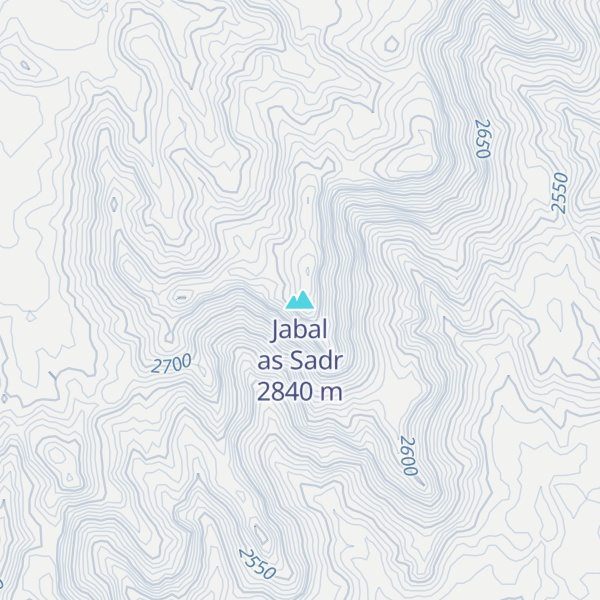 Map of Jabal as Sadr