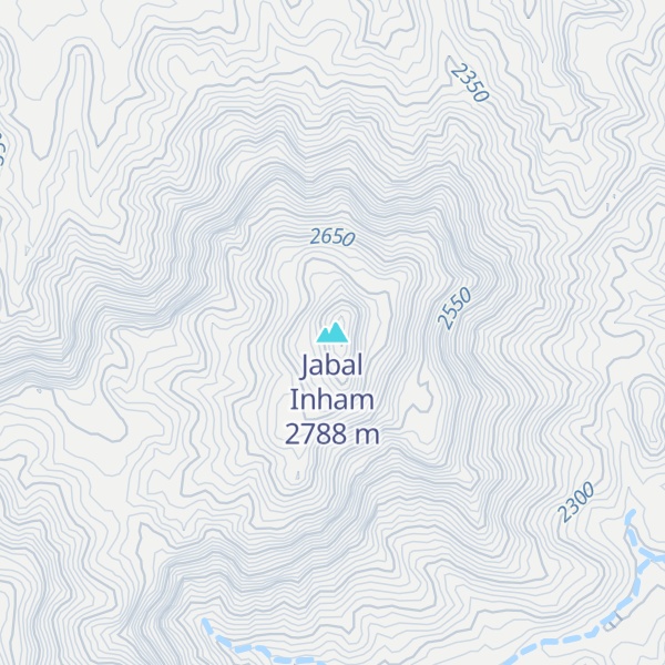 Map of Jabal Inham