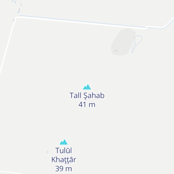 Map of Tall Şahab