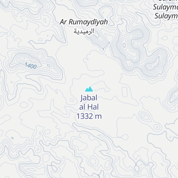Map of Jabal al Hal