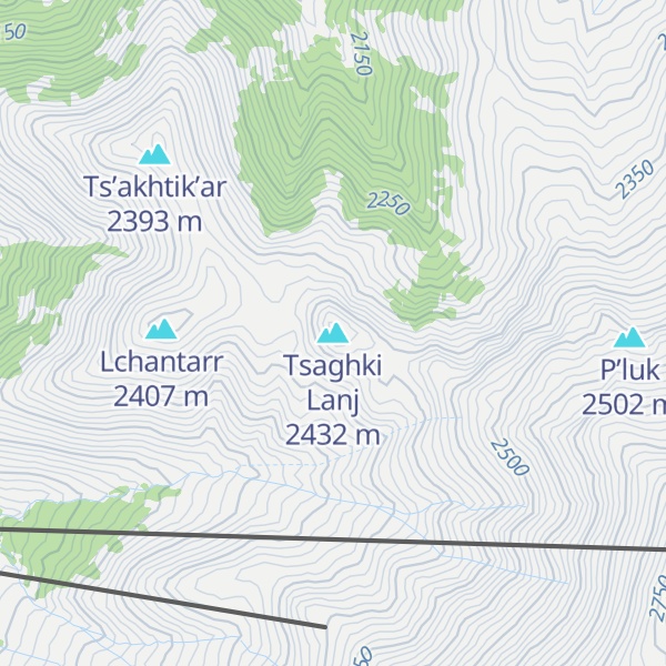 Map of Tsaghki Lanj
