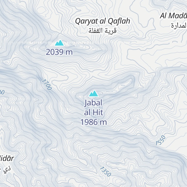 Map of Jabal al Hit